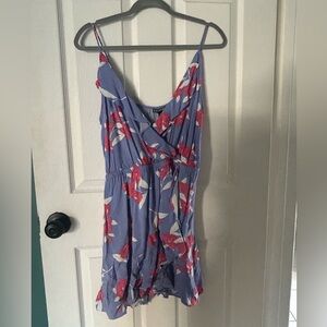 Express Floral Wrap Dress